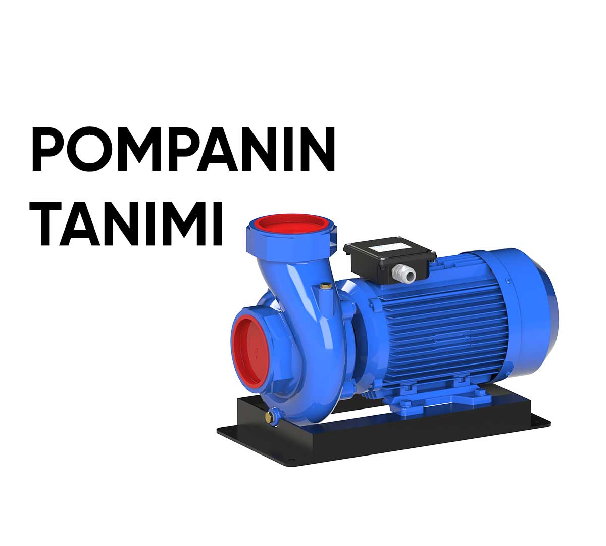 Mavi santrifüj pompa - Pompanın Tanımı